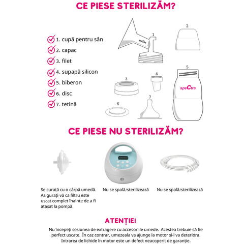 SPECTRA Pompa de san electrica dubla S1 Plus - RESIGILAT