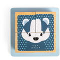 BIGJIGS Toys Puzzle cubic - Animalute vesele