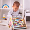 BIGJIGS Toys Centru de activitati pastel - Litere, imagini si cifre
