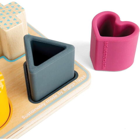 BIGJIGS Toys Jocul meu de potrivire - Forme magice
