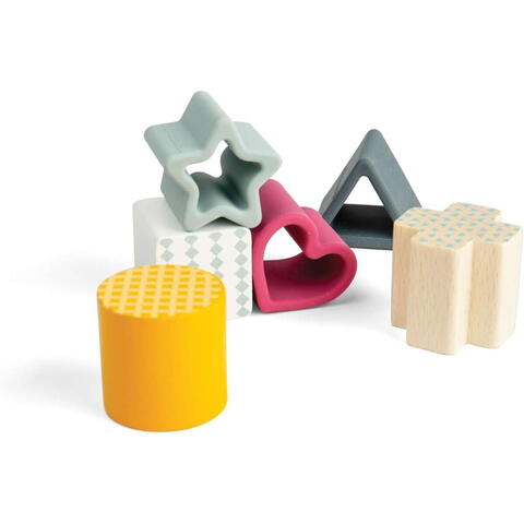 BIGJIGS Toys Jocul meu de potrivire - Forme magice
