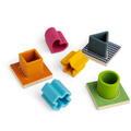 BIGJIGS Toys Joc senzorial cu forme - Simte si gaseste