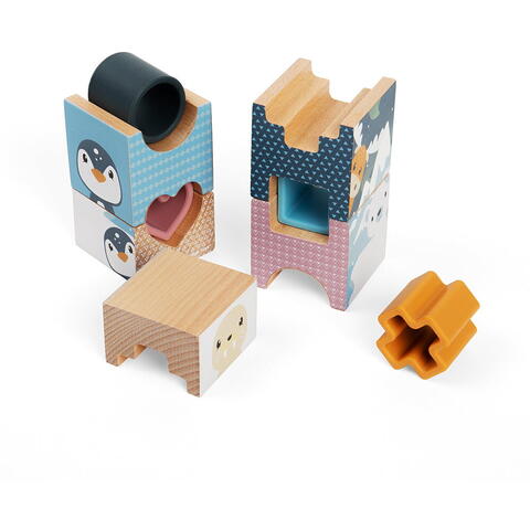 BIGJIGS Toys Turnulet activitati - Animalute polare