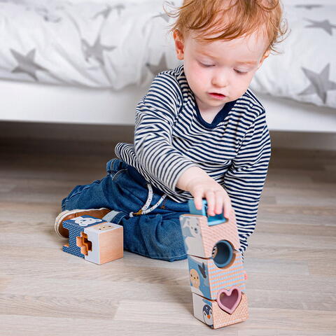 BIGJIGS Toys Turnulet activitati - Animalute polare