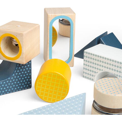 BIGJIGS Toys Joc explorare senzoriala - 14 piese
