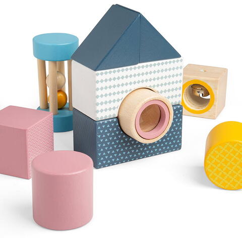 BIGJIGS Toys Joc explorare senzoriala - 14 piese