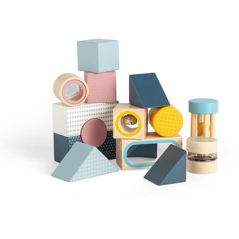 BIGJIGS Toys Joc explorare senzoriala - 14 piese
