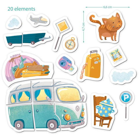Dodo Set magnetic - Pisciuta in calatorie