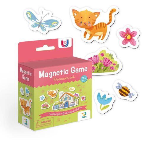 Dodo Set magnetic - Pisicuta si casuta viselor