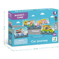 Dodo Set magnetic - Calatorie cu masina