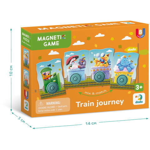 Dodo Set magnetic - Calatorie cu trenul