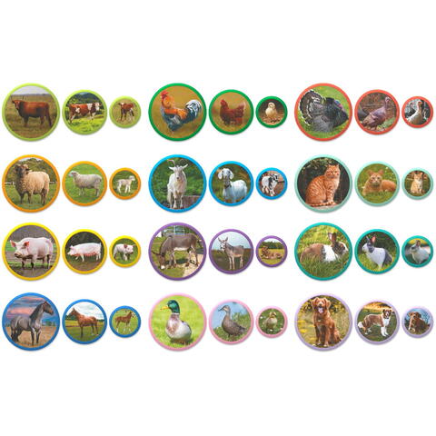 Dodo Set magneti Montessori - Animale de la ferma