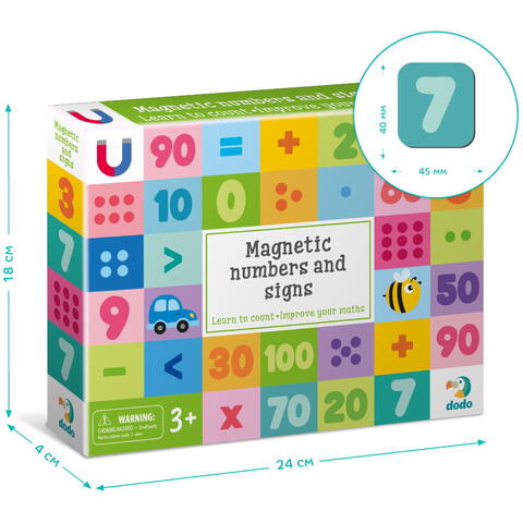 Dodo Set magnetic - Numere si simboluri matematice