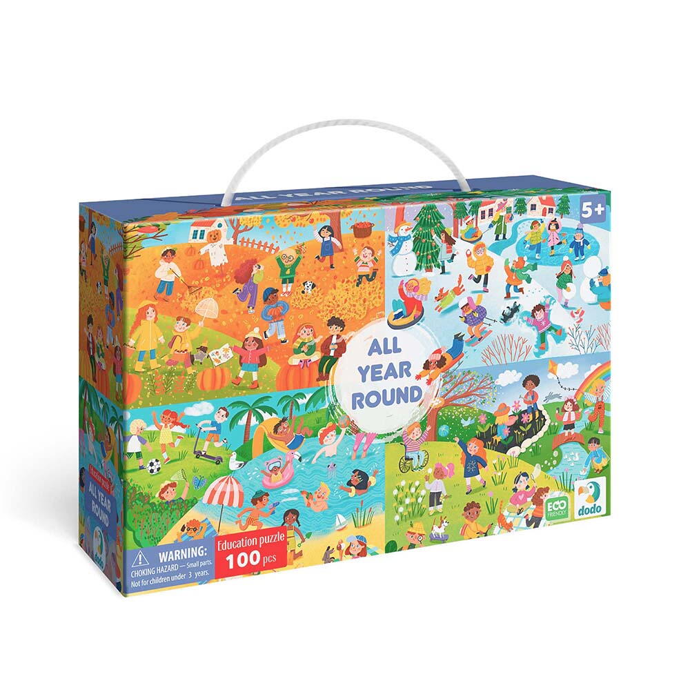 JOCURI - Puzzle - Anotimpurile (100 piese)