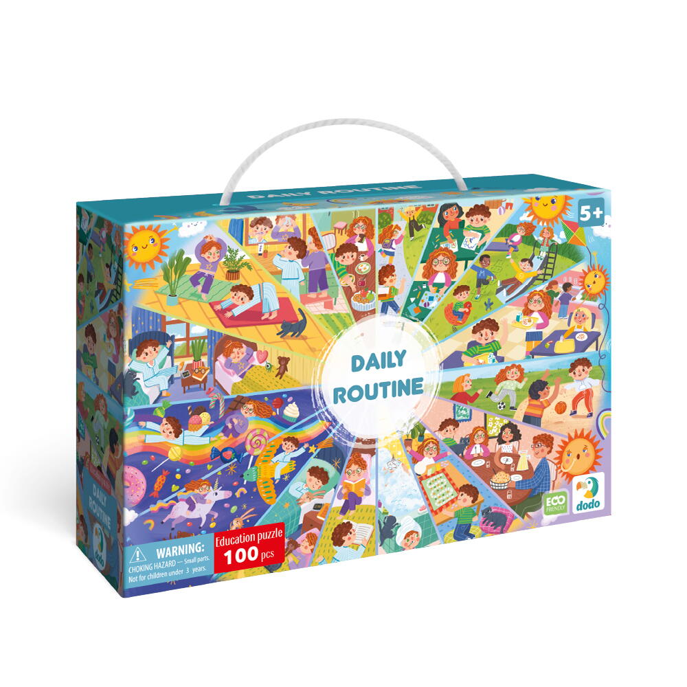 JOCURI - Puzzle - Activitatile zilnice (100 piese)