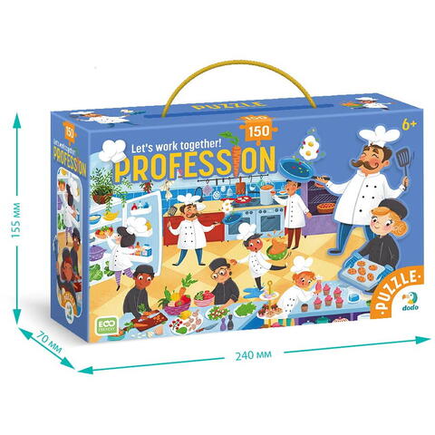 Dodo Puzzle meserii - Bucatar (150 piese)