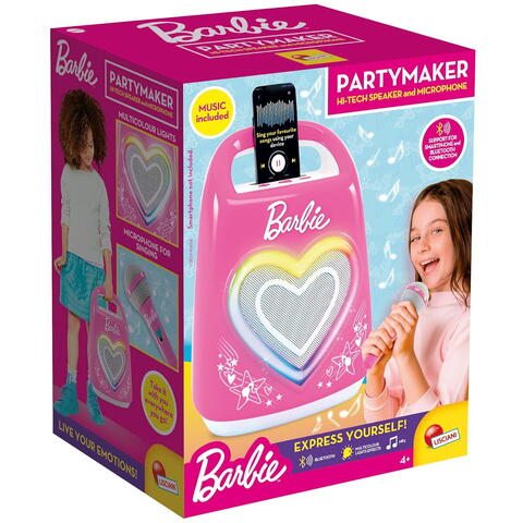 LISCIANI Set petrecere Barbie - Microfon & boxa