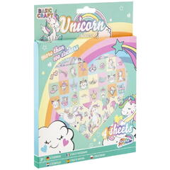 Grafix Set 100 abtibilduri cu unicorni