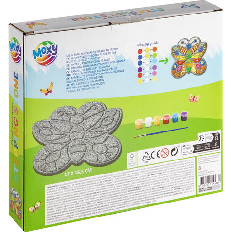 Moxy Set pictura pe piatra - Fluturas