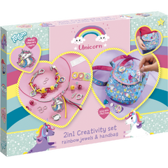 Set creativ 2 in 1 - Bijuterii & gentuta unicorni