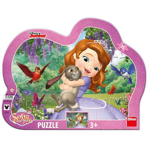 Dino Puzzle cu rama - Printesa Sofia si prietenii (25 piese)