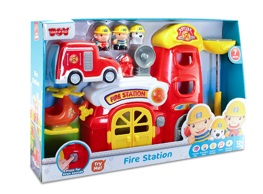 Jucarii Educative - Jucarie interactiva - Prima mea statie de pompieri