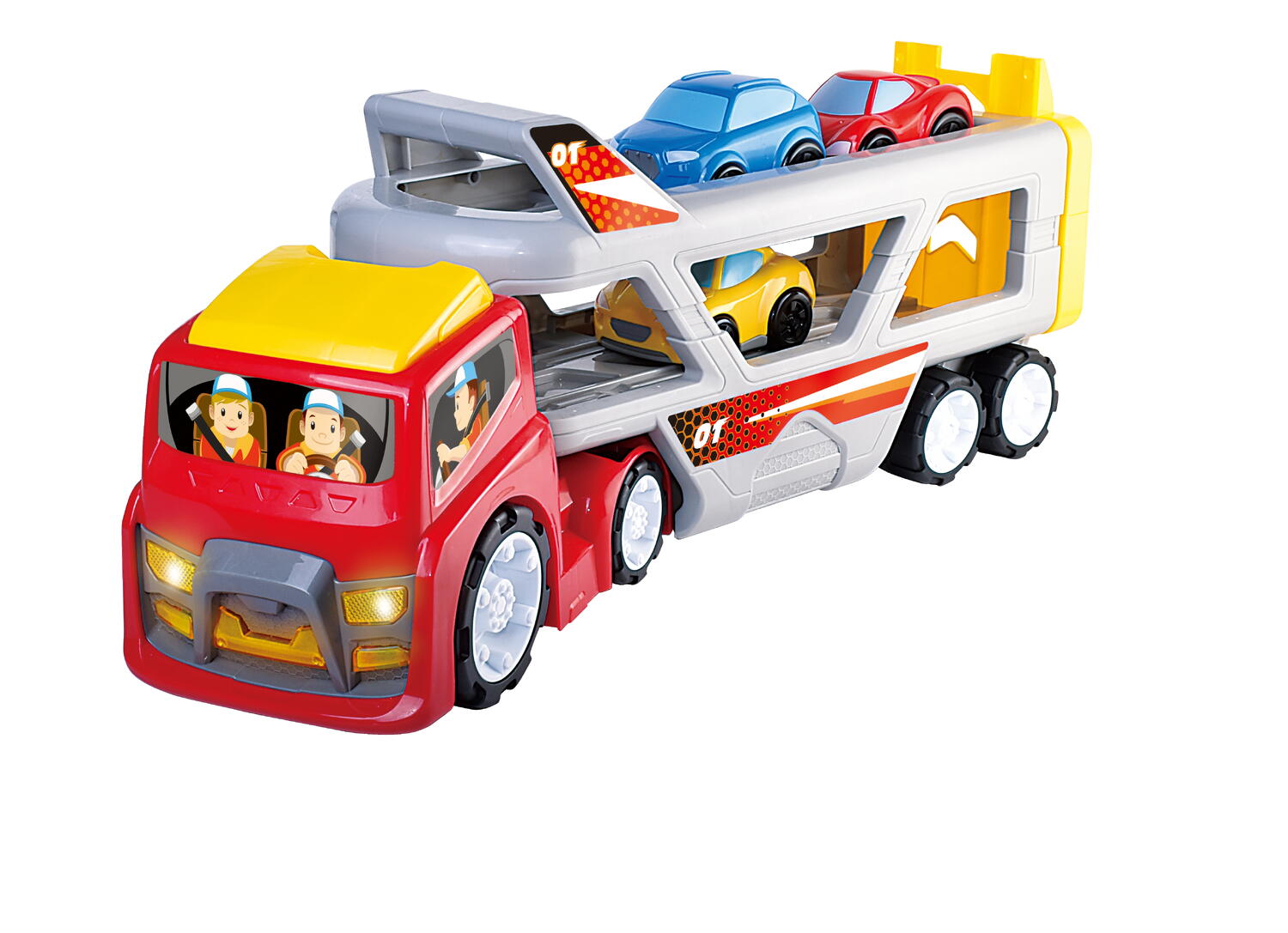 Jucarie interactiva - Camion cu platforma auto [5]