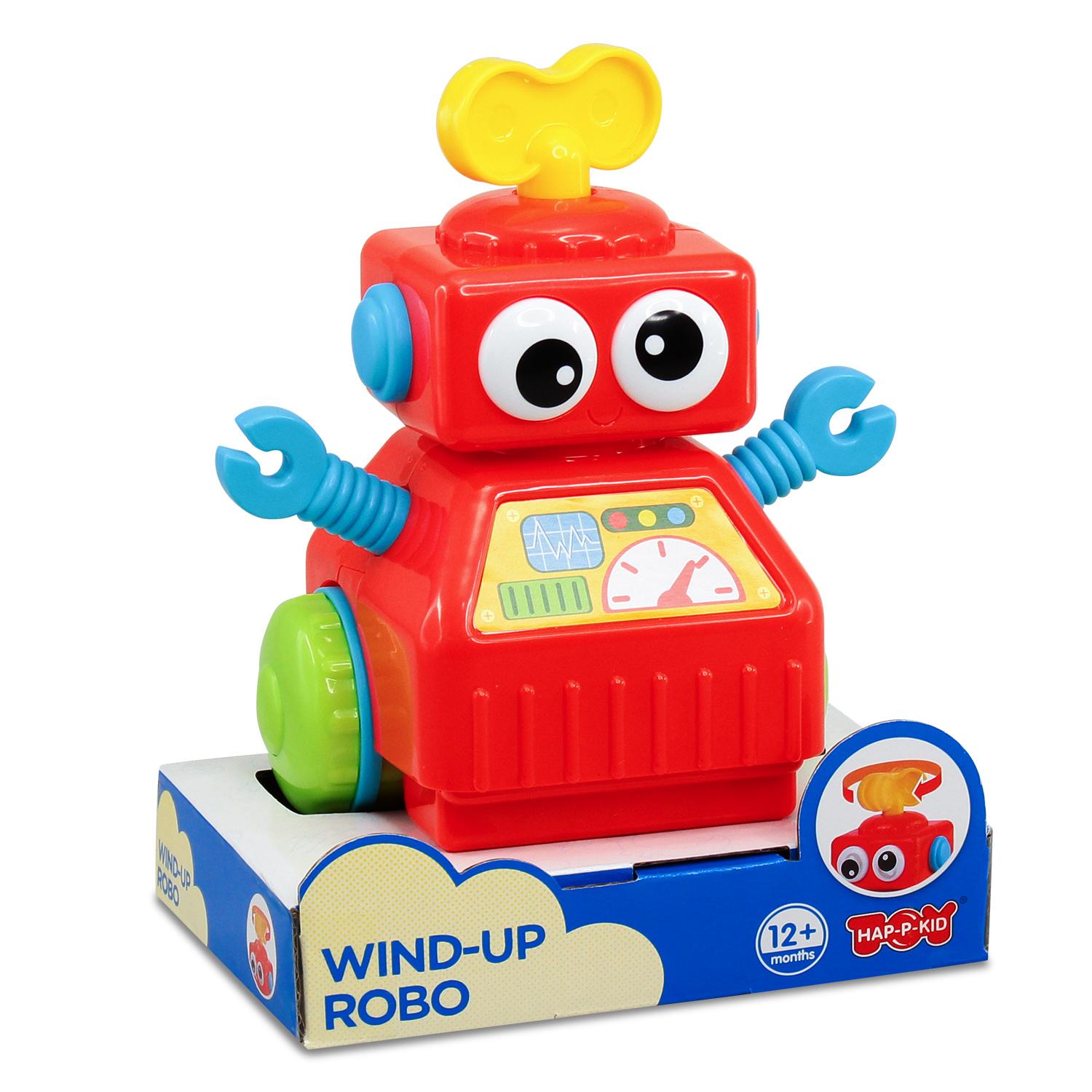 Jucarii Educative - Jucarie interactiva - Robotel cu cheita (rosu)