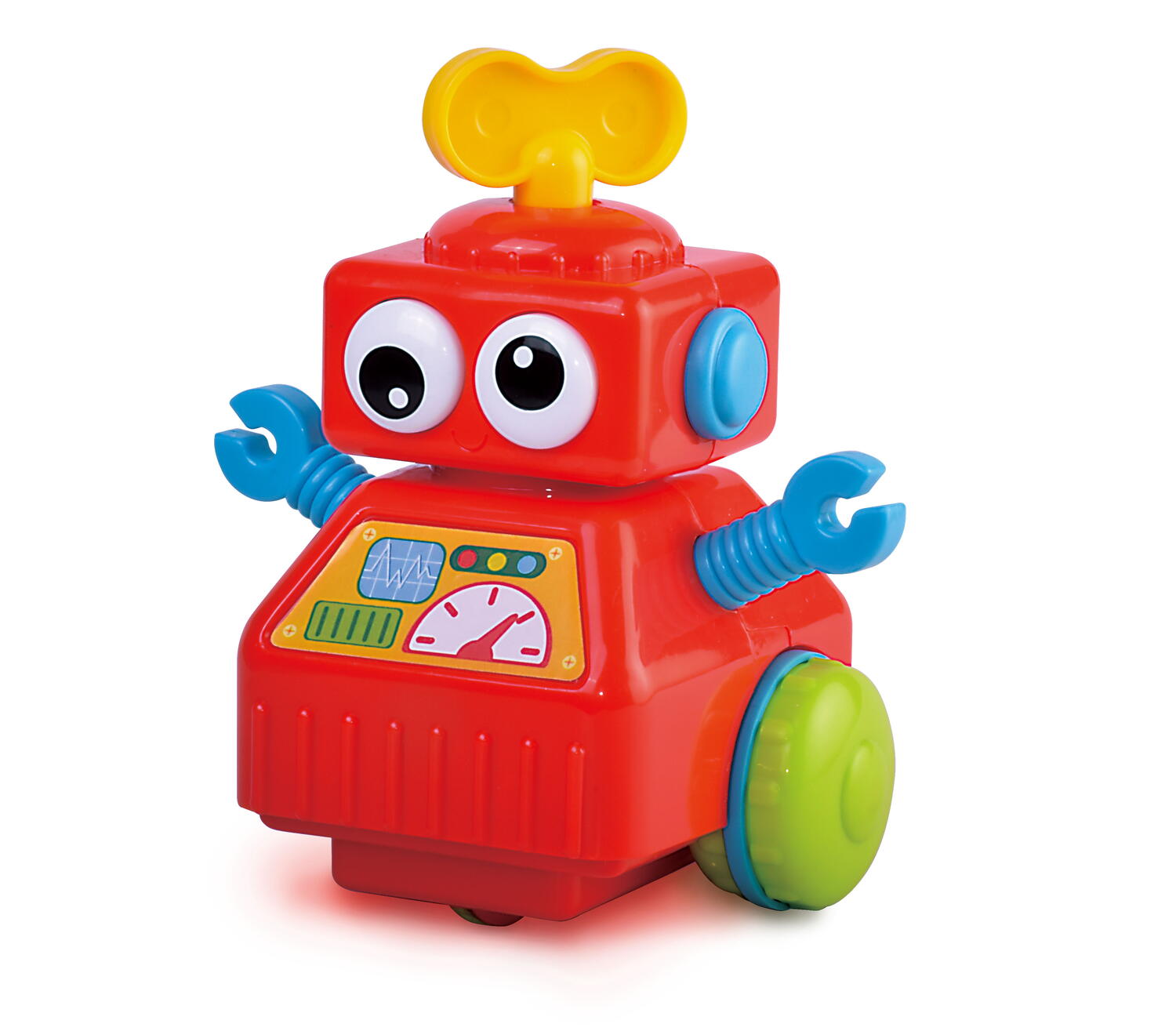 Jucarie interactiva - Robotel cu cheita (rosu) [3]