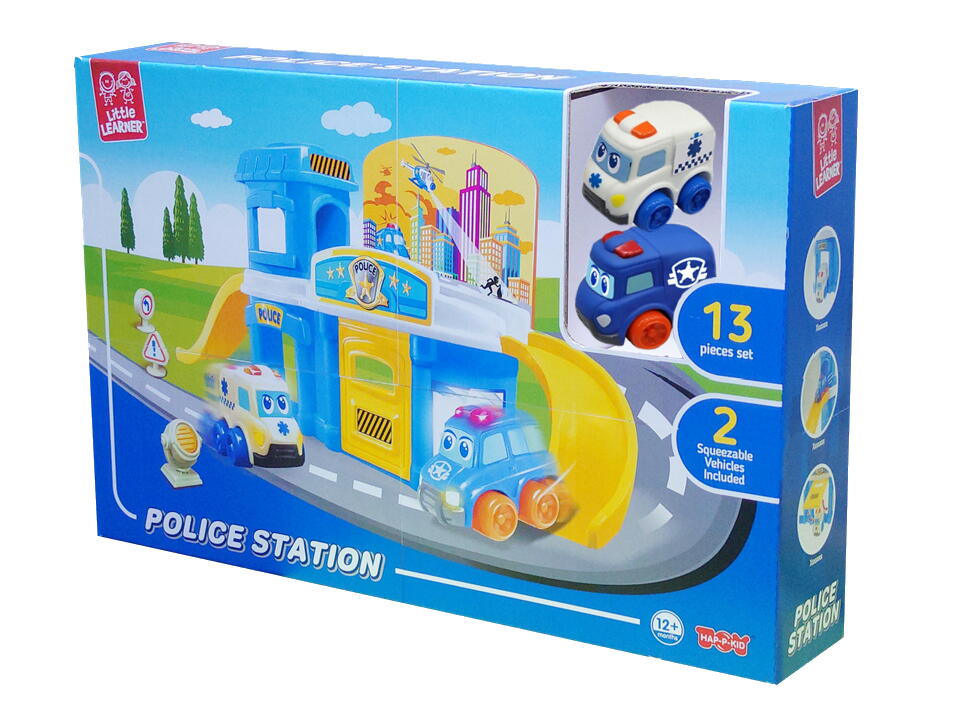 Jucarii creative - Joc de constructie - Prima mea sectie de politie