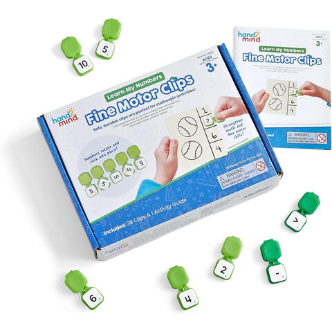 Hand2Mind Clipsuri senzoriale - Invata numerele