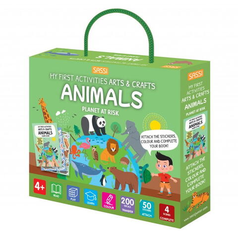 Sassi Primul set de arta & lucru manual - Animalute