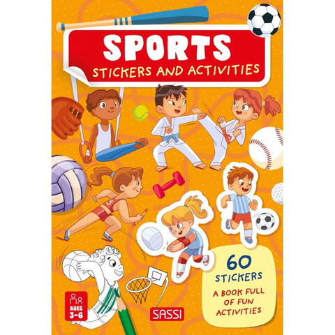 Sassi Carte de activitati cu abtibilduri - Ora de sport