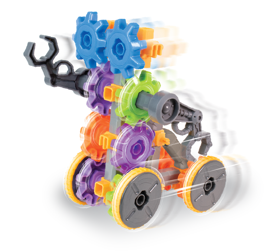Jucarii creative - Set de constructie 3 in 1 STEM  - Robotel & masinute saniter