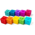 Little Learner Set 10 cuburi senzoriale moi