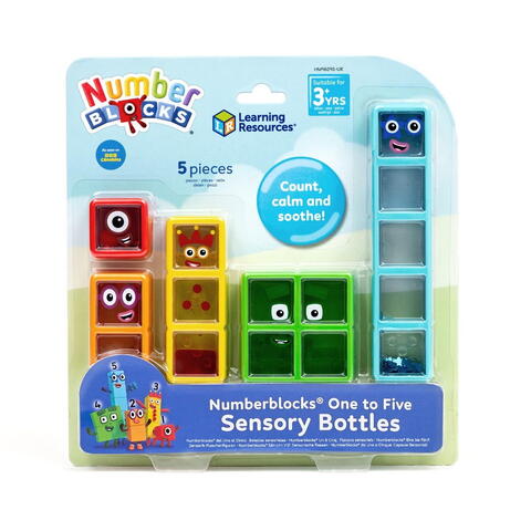 Hand2Mind Set eprubete senzoriale Numberblocks®  - De la 1 la 5