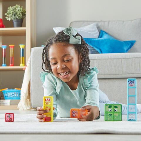 Hand2Mind Set eprubete senzoriale Numberblocks®  - De la 1 la 5