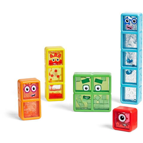 Hand2Mind Set eprubete senzoriale Numberblocks®  - De la 1 la 5