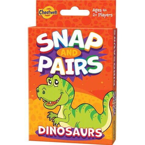 Cheatwell Joc de carti 2 in 1 - Dinozauri veseli
