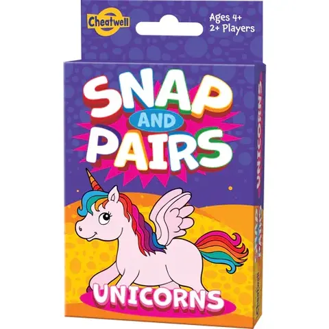 Cheatwell Joc de carti 2 in 1 - Unicorni