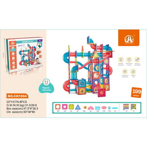 Bufnitel Labirintul meu magnetic - 199 piese (7.5 cm)