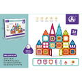 Bufnitel Set de constructie magnetic - 32 piese (7.5 cm)