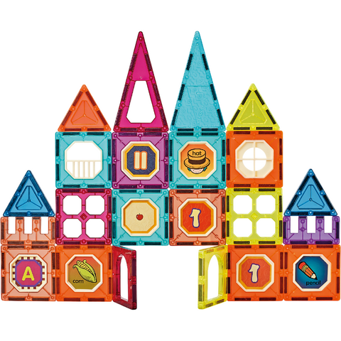 Bufnitel Set de constructie magnetic - 32 piese (7.5 cm)