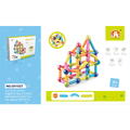 Bufnitel Set de constructie magnetic - Forme 3D (84 piese)