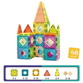 Bufnitel Set de constructie magnetic - 48 piese (5.5 cm)