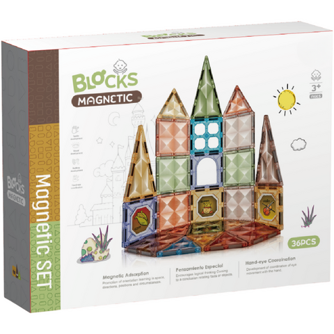 Bufnitel Joc magnetic  Diamond - 36 piese (7.5 cm)