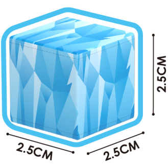 Bufnitel Cuburi magnetice - Iarna 52 piese (2.5 cm)