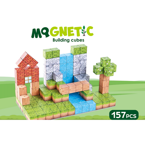 Bufnitel Cuburi magnetice - In natura 157 piese (2.5 cm)