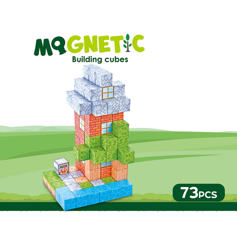 Bufnitel Cuburi magnetice - In natura 73 piese (2.5 cm)