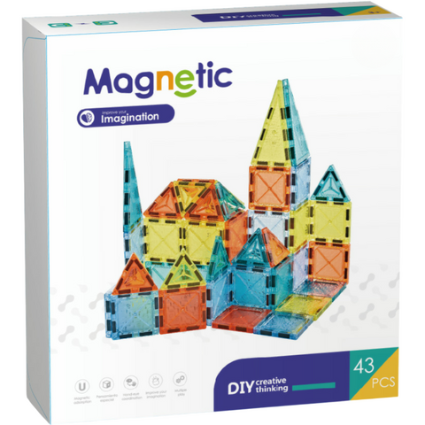 Bufnitel Joc de constructie magnetic - 43 piese (5.5 cm)